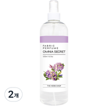 더허브샵 섬유 향수 500ml, 옴니아 시크릿, 2개