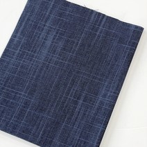 나비손길 린넨 7수 혼방 대폭 원단 1마, 37 네이비