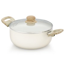 퀸센스 로제 크림 양수냄비, 24cm