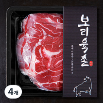 보리육촌 국내산 소고기 사태 덩어리 2등급 수육 국거리용 (냉장), 4개, 250g