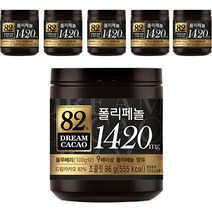 롯데제과 드림카카오 82% 폴리페놀 초콜릿, 86g, 6개입
