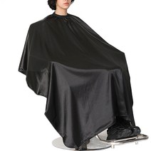 투데이리빙 방수 커트보 염색보 미용시 가운 R79010B, 블랙, 1개