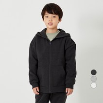 롤리트리 아동 베이직 기모 후드 집업 점퍼