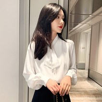 루나걸 벳시 타이 블라우스
