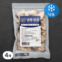 신선작 생굴 (냉동), 500g, 4개