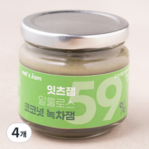 잇츠잼 알룰로스 코코넛 녹차잼, 4개, 200g