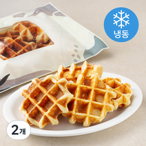 예술방앗간 찹쌀 고메버터 와플 (냉동), 350g, 2개
