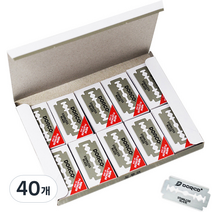 도루코 화장도 양면 면도날, 10개입, 40개