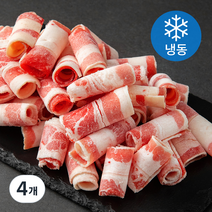 SAVOR 미국산 블랙앵거스 우삼겹 바로구이 (냉동), 500g, 4개