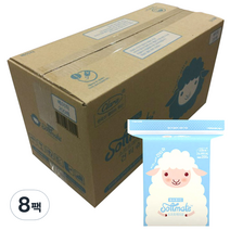 소프트메이트 베이직 건티슈, 200매, 8팩