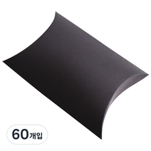 봄91 다용도 선물포장상자 중, 블랙, 60개입