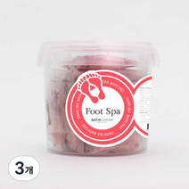 바스참 풋스파 족욕제 로즈 25p, 750g, 3개