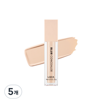 락컬러 블러 컨실러 6g, 01 로즈 페일, 5개