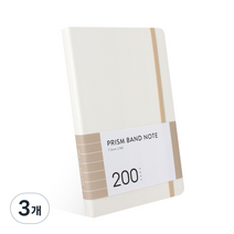 인디고 프리즘 200 밴드노트 라인, 크림, 3개