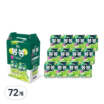 해태htb 포도 봉봉, 238ml, 72개