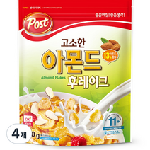 포스트 아몬드후레이크620g, 620g, 4개