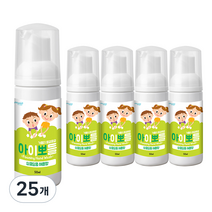 아이뽀들 휴대용 핸드워시 애플향, 50ml, 25개