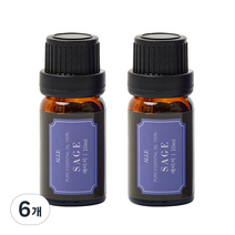알레 비건 아로마 에센셜 오일 세이지, 10ml, 6개