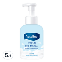 바세린 모이스처 버블 핸드워시, 500ml, 5개