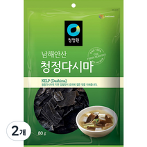 대상 청정원 청정다시마, 80g, 2개