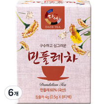 다예 민들레차 8p, 4g, 6개
