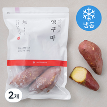 맛군 아이스 엿구마 (냉동), 1kg, 2개
