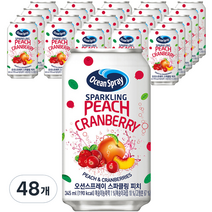 오션스프레이 스파클링 피치, 48개, 345ml