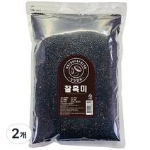 싱싱잡곡 찰흑미, 800g, 2개