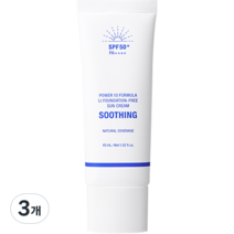 잇츠스킨 파워 10 포뮬라 엘아이 파데프리 선크림 감초줄렌 SPF50+ PA++++, 45ml, 3개