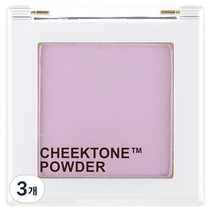 토니모리 치크톤 싱글 팩트 블러셔 4.2g, P01 밀키바이올렛, 3개