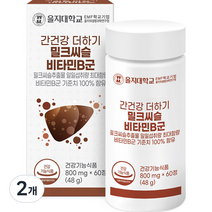 을지대학교 간건강 더하기 밀크씨슬 비타민B군 48g, 60정, 2개