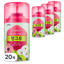 리빙굿 향그루 자동분사기 본품, 280ml, 20개, 포푸리향