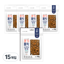 코기홀릭 져키 반려견 간식, 연어맛, 15개입