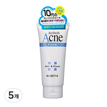 아크네 10대용 리프레시 폼클렌징, 120g, 5개