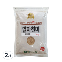 대한농산 발아현미, 3kg, 2개