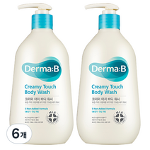 더마비 크리미 터치 바디워시, 400ml, 6개