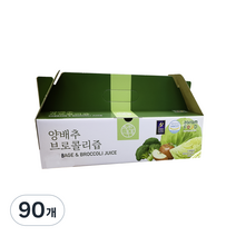 착한톡톡 양배추브로콜리즙, 90개, 80ml