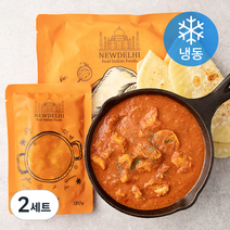 뉴델리 치킨티카마살라 180g + 갈릭난 180g (냉동), 2세트