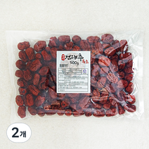 도들샘 경산 건대추 특초, 500g, 2개
