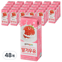 곰곰 멸균 딸기 우유, 190ml, 48개