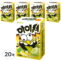 오리온 아이셔캔디 청사과맛, 42g, 20개
