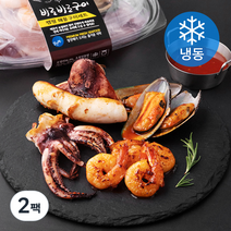 알찬해 캠핑 바로바로 해물구이 (냉동), 550g, 2팩