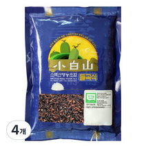 소백산영농조합 유기농 발아 찰흑미, 1kg, 4개