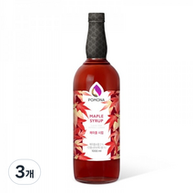 포모나 메이플 시럽 포모나 커피시럽, 3개, 1000ml
