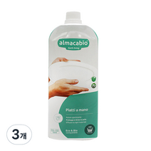 알마카비오 주방세제 레몬 1L, 3개