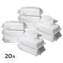 밀키요 푸루스 저자극 유아물티슈 캡형, 60매, 20개