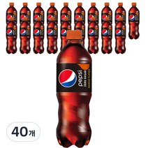 펩시 제로 슈거 콜라 망고향, 40개, 500ml