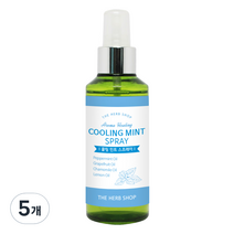 더허브샵 쿨링 민트 스프레이, 150ml, 5개