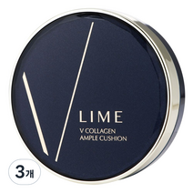 라임코스메틱 V 콜라겐 앰플 쿠션 파운데이션 20g, 20호 스킨베이지, 3개
