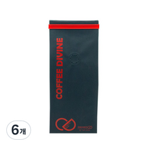 커피디바인 자메이카 블루마운틴 블렌드 원두커피, 커피메이커, 200g, 6개